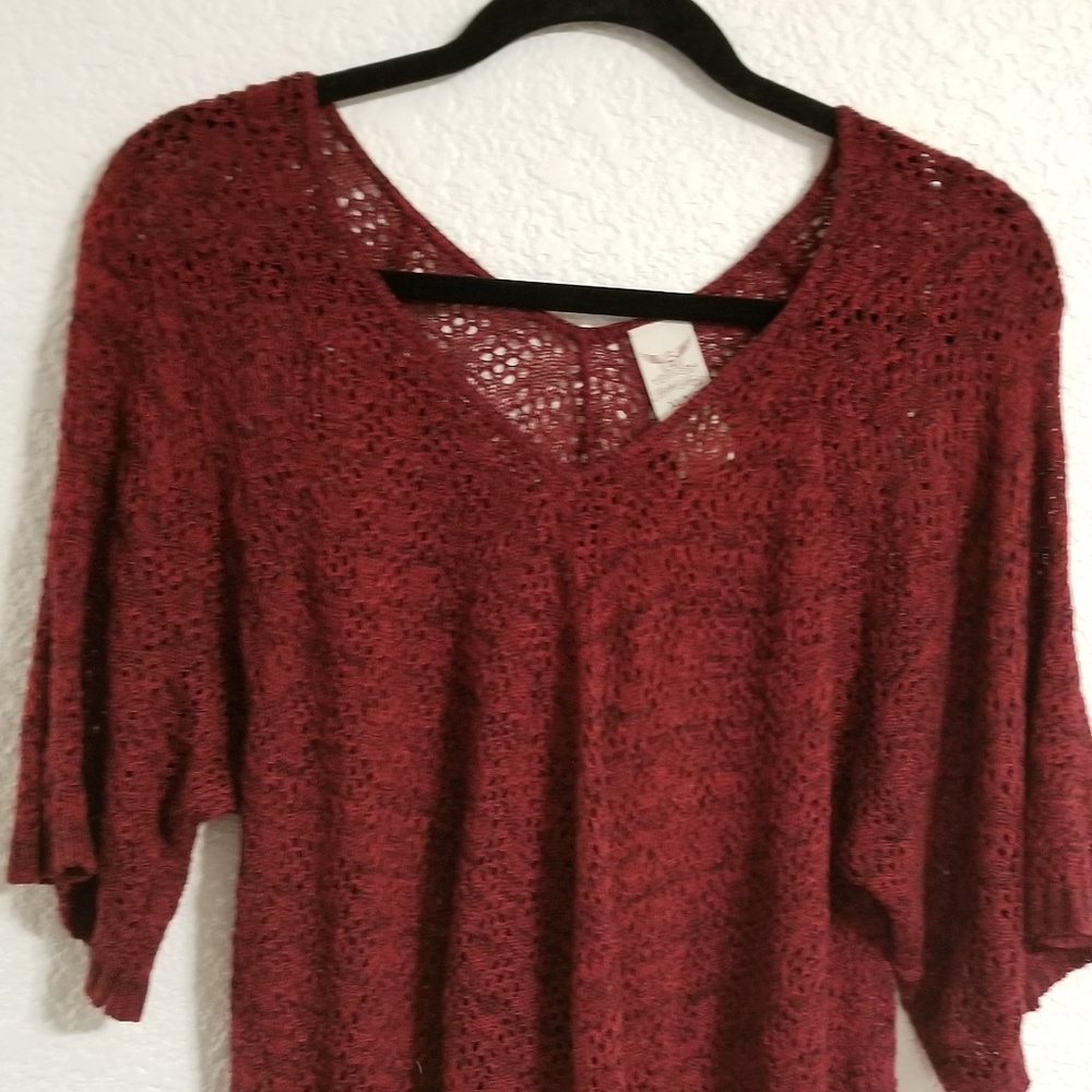 ⭐️3/$15⭐️ Maroon 3/4 Sleeve Summer Sweater
